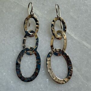 Sterling silver drop earrings